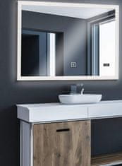 shumee Aquamarin Koupelnové zrcadlo s LED osvětlením, 100 x 60 cm