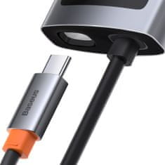 shumee Multifunkční HUB 4 v 1 Metal Gleam USB-C na USB-C Power Delivery HDMI USB 3.2 USB 2.0