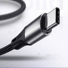 Joyroom S-1030N1 odolný nylonem opletený kabel USB / USB-C 3A 1m black