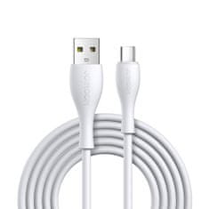 Joyroom S-1030M8 odolný silikonový kabel USB / USB-C 3A 1m white