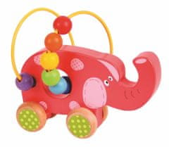 Bigjigs Toys Bigjigs baby motorický labyrint slon