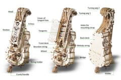 InnoVibe Ugears 3D dřevěné mechanické puzzle Hurdy-Gurdy