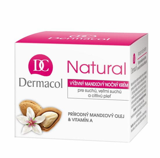 Dermacol 50ml natural almond, noční pleťový krém