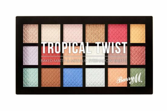 Barry M 16.2g eyeshadow palette tropical twist, oční stín