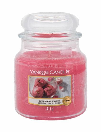 Yankee Candle 411g roseberry sorbet, vonná svíčka