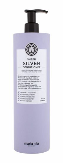 Maria Nila 1000ml sheer silver, kondicionér