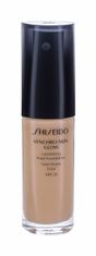 Shiseido 30ml synchro skin glow spf20, golden 4, makeup