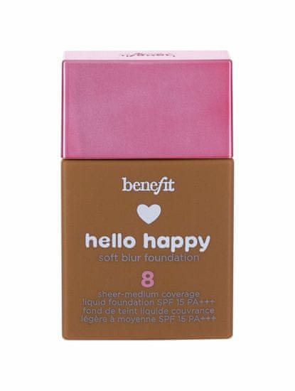 Benefit 30ml hello happy spf15, 08 tan warm, makeup