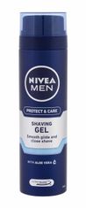 Nivea 200ml men protect & care moisturising, gel na holení