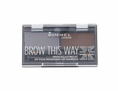 Kraftika 2.4g brow this way, 003 dark brown