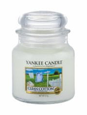 Yankee Candle 411g clean cotton, vonná svíčka