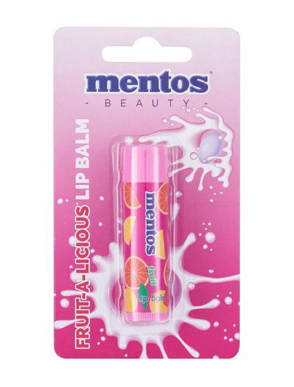 Mentos 4g lip balm, fruit-a-licious, balzám na rty