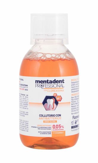 Mentadent 200ml professional clorexidina 0,05% vitamin c