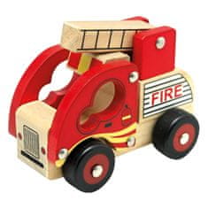 InnoVibe Bino Dřevěné auto hasiči
