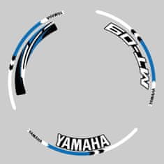 SEFIS sada barevných proužků EASY na kola Yamaha MT-09 modrá