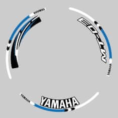 SEFIS sada barevných proužků EASY na kola Yamaha MT-03 modrá