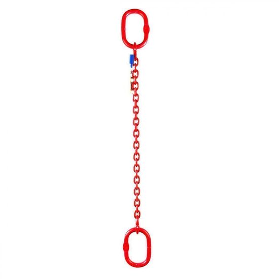 Řetězový závěs oko-oko tř 80 se zkracovačem (6m, 5300 kg, 13 mm) 6m,5300kg,13mm červena