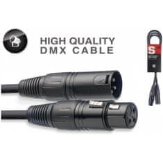 Stagg SDX1,5, kabel DMX 3-pin, 1,5m