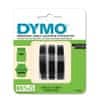 Páska Dymo 3D, 9 mm x 3 m, černá, 1 blistr / 3 ks, S0847730