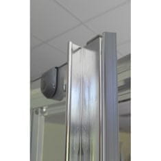 Olsen Spa Sprchový kout SMART - MURO Chrom/Leštěný hliník (ALU) Univerzální Levé / Pravé Čiré bezpečnostní sklo - 4 / 6 mm 80 cm 80 cm