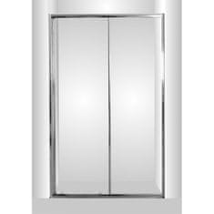 Olsen Spa Sprchové dveře do niky SMART - SELVA Chrom/Leštěný hliník (ALU) Univerzální Levé / Pravé Grape bezpečnostní sklo - 4 / 6 mm 100 cm