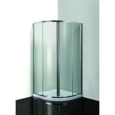 Olsen Spa Sprchový kout SMART - MURO Chrom/Leštěný hliník (ALU) Univerzální Levé / Pravé Čiré bezpečnostní sklo - 4 / 6 mm 80 cm 80 cm