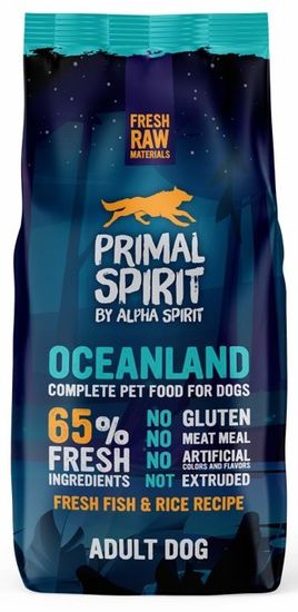 Primal Spirit Dog 65% Oceanland 12 kg