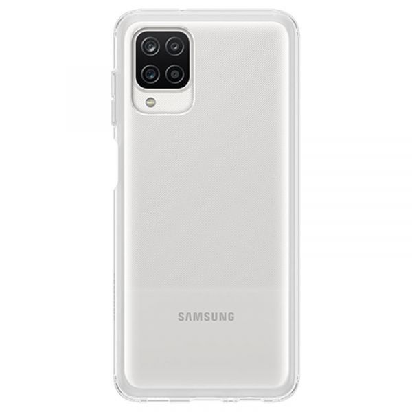 Samsung Galaxy A12 Poloprůhledný zadní kryt EF-QA125TTEGEU