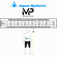 Aqua Sphere Chlapecké plavky LONY BOXER žlutá/černá 8 let / 128-134 cm