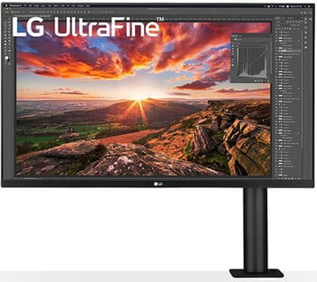 herní profesionální monitor LG 32UN880 (32UN880-B.AEU) hdr 10 amd freesync displayhdr400 ergonomický stojan blue light reduction flicker safe bez lagů usb-c