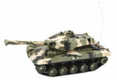 Teddies Tank RC plast 27cm 27MHz na baterie+dobíjecí pack se zvukem