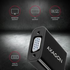 AXAGON RVH-VGN HDMI na VGA ADAPTER - zánovní