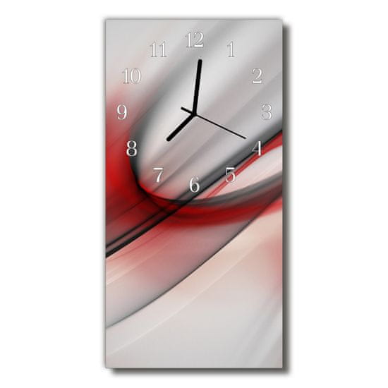 tulup.cz Nástěnné hodiny vertikální Umění Abstrakce barevné čáry 30x60 cm