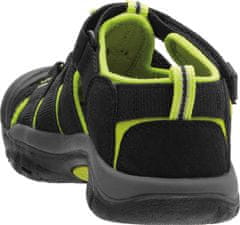 KEEN Keen Kids Newport H2 black/lime green Velikost: EU 32/33