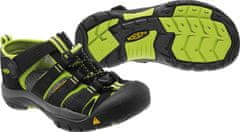 KEEN Keen Kids Newport H2 black/lime green Velikost: EU 32/33