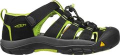 KEEN Keen Kids Newport H2 black/lime green Velikost: EU 32/33