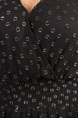Michael Kors dámské šaty černé se stříbrnou Velikost: M