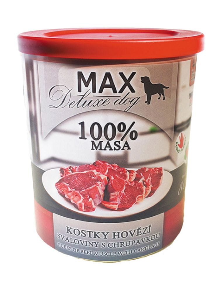 FALCO MAX deluxe kostky hovězí svaloviny s chrupavkou 6x400 g