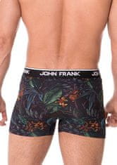 John Frank Pánské boxerky JFBD237, Černá, M