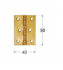 DOMAX Závěs kloubový ZS 50 50x43 mm 10 ks