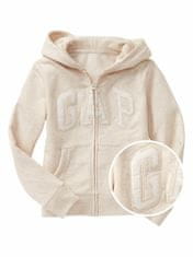 Gap Dětská mikina Logo zip hoodie in fleece L