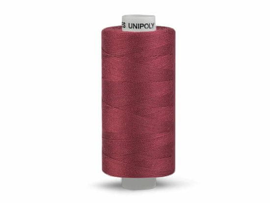 Kraftika 10ks 377 dark baroque rose polyesterové nitě unipoly návin