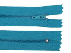 Kraftika 1ks tile blue spirálový zip šíře 3mm délka 18cm pinlock