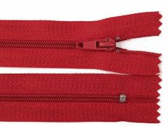 Kraftika 1ks high risk red spirálový zip šíře 3mm délka 35cm