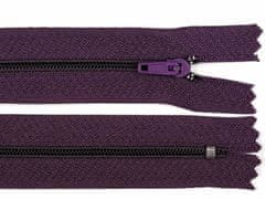 Kraftika 1ks grape royale spirálový zip šíře 3mm délka 20cm pinlock,