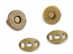 Kraftika 5sada 1 nikl magnetické zapínání 10mm, kovová galanterie