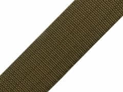 Kraftika 5m zelená khaki popruh polypropylénový šíře 47-50mm