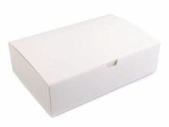 Kraftika 1ks bílá papírová krabička, krabice krabičky