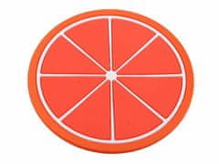 Kraftika 2ks pomeranč silikonová podložka ovoce 9cm