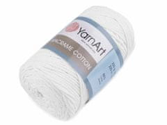 Kraftika 1ks 11 (751) off white pletací příze macrame cotton 250g